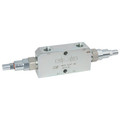 3/8" BSP DOUBLE OVERCENTRE VALVE - 3/8" BSP Parallel Female, Threaded Hydraulic, Double, Overcentre Valve, 1:3