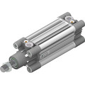 BASIC CYL MAGN ST/ST ROD 63MMX25MM ST - 63mm Bore x 25mm Stroke Length, 3/8" BSP Parallel Port, Ecolight Cylinder, Double Acting, ISO 15552, Maximum Working Pressure 10 bar, PneumaxAll images used are for illustrative purposes only