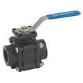 3/4" SW 2013KMD FS A/S B/V D/MNT - 1/2" Socket Weld, 3 Piece, Direct Mount Full Bore Ball Valve, ATEX, Fire Safe, DNV, NACE MR0175 Approved, Carbon Steel, Viton Seal Material, CTFE Seat Material, Working Temperature -20Â°C to +220Â°C, Maximum Working Pres