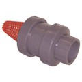 63MM UPVC FOOTVALVE STRAINER  EPDM - 110mm Inside Diameter, UPVC Metric Pipe System, Foot Valve, Working Temperature +20Ã‚Â°C to +60Ã‚Â°C, Maximum Working Pressure 10 bar, ComerAll images used are for illustrative purposes only