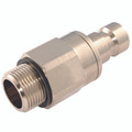 G3/4" MALE SERIES 57SB PLUG - 1/2" BSP Parallel Male Plug, Series 57KB, Standard, Pneumatic Quick Release, Valved, Brass Nickel Plated, Working Temperature -20Ã‚Â°C to +100Ã‚Â°C, Maximum Working Pressure 35 bar, Parker RectusAll images used are for ill