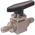 1/8" OD ST.ST. BALL VALVE - 1/2" Outside Diameter, 2 Way Compression, Ball Valve, Imperial Fitting, 316 Stainless Steel, PanamAll images used are for illustrative purposes only