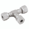 1/2" O.D EQUAL TEE - 1/4" Outside Diameter, Hydraulic Imperial Compression Fitting, Tee, Maximum Working Pressure 690 bar, Steel, Betabite HydraulicsAll images used are for illustrative purposes only