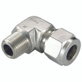 MALE ELBOW 18 OD 3/4 NPT - 1/4" NPT Male x 10mm Outside Diameter, Hydraulic Twin Ferrule Metric Compression Fitting, 90Ã‚Â° Elbow, 316 Stainless Steel, PanamAll images used are for illustrative purposes only