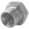 2.1/2"BSPP 60 CNEX2"NPTF M/F FXED BUSH - 3/4" BSP Parallel Male x 3/8" NPT Female, Hydraulic Adaptor Steel, 60Ã‚Â° Cone x Fixed Female, Bush, Zinc Plated Mild Steel, Maximum Working Pressure 210 bar, Burnett & HillmanAll images used are for illustrativ