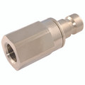 G1/2" MALE SERIES 57SB PLUG - 1/2" BSP Parallel Female Plug, Series 57KB, Standard, Pneumatic Quick Release, Valved, Brass Nickel Plated, Nitrile Seal, Working Temperature -20Ã‚Â°C to +100Ã‚Â°C, Maximum Working Pressure 35 bar, Parker RectusAll images
