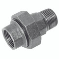2"    BSPT M/F EQUAL UNION FIG257 GALV - 1" BSP Tapered Male x 1" BSP Tapered Female, Malleable Iron Pipe Fitting, Galvanised, Equal Union, Flat Seat, Fig