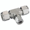 REDUCING UNION TEE 3/4 OD 3/8 OD - 1" Outside Diameter x 3/8" Outside Diameter, Hydraulic 316 Stainless Steel Twin Ferrule Imperial Compression Fitting, Reducing Tube x Tube on Branch, Tee, PanamAll images used are for illustrative purposes only