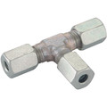 38MM OD EQUAL TEE STEEL (S) - 10mm Outside Diameter, Hydraulic DIN 2353 Compression Fitting, Heavy Duty, Tee, Chromium Plated Steel, Maximum Working Pressure 800 bar, Danfoss WaltechAll images used are for illustrative purposes only