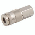 1/4" BSPP FEM  COUPLING BRASS NICKEL - 1/4" BSP Parallel Female Coupling, Series 25KA, Standard, Parker Rectus, Pneumatic Quick Release, Valved, Brass Nickel Plated, Nitrile Seal, Working Temperature -20°C to +100°C, Maximum Working Pressure 35 bar, 1/4" BSPP FEM  COUPLING BRASS NICKEL - 1/4" BSP Parallel Female Coupling, Series 25KA, Standard, Parker Rectus, Pneumatic Quick Release, Valved, Brass Nickel Plated, Nitrile Seal, Working Temperature -20°C to +100°C, Maximum Working Pressure 35 bar,
