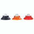 F/C  60MM  M10XP1.5 MALE  COND SILICONE - 3/8" BSP Parallel Male x G1/8" BSP Parallel Female, 60mm Suction Area Diameter, IRHD of 60, Vmeca Suction Cup, VFC Series, Nitrile Flat & Curve Suction Cup, Black, Working Temperature -20Â°C to +110Â°CAll image