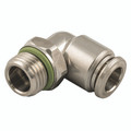 10MM OD X 1/2 BSPP MALE SW ELBOWS 316 - 1/2" BSP Parallel Male x 14mm Outside Diameter, Push-in Fitting, 90Ã‚Â° Stud Swivel Elbow, 316 Stainless Steel, Working Temperature -20Ã‚Â°C to +225Ã‚Â°C, Maximum Working Pressure 15 bar, AignepAll images used ar