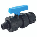 15-22 X 1/2" UNI COMP VALVE X M BSP - 1/2" BSP Tapered Male x 15-22mm Outside Diameter, Polyethylene Pipe Universal Transition Valve, Universal Compression Valve, Polypropylene, Air-ProAll images used are for illustrative purposes only