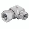 1/4" BSPP M/F 10KPSI 316 ELBOW - 3/4" BSP Parallel Male x 3/4" BSP Parallel Female, 10,000 psi Rated Steel Adaptor, Swivel Female, 90Ã‚Â° Elbow, 316 Stainless Steel, Maximum Working Pressure 690 bar, PanamAll images used are for illustrative purposes o