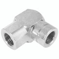 1.1/4"BSPX1.1/4"BSP F/F90° COMPACT ELBOW - 1/4" BSP Parallel Female x 1/4" BSP Parallel Female, Hydraulic Adaptor Steel, 90Ã‚Â° Compact Elbow, Zinc Plated Mild Steel, Maximum Working Pressure 450 bar, Burnett & HillmanAll images used are for illustrati