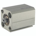 25MMØ X 100MMST MAG.DA COMP CYL - 3/8" BSP Parallel Female Ports, 100mm Bore x 10mm Stroke, Pneumatic Cylinder, Magnetic Double Acting, Compact Cylinder, Extruded with Reed Switch Slots Barrel Configuration, Aluminium Barrel x Carbon Steel Chrome Plated P