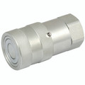 1" BODY X 11/4" BSPP H/P STEEL COUPLER - 1/2" BSP Parallel Female, Valved, Hydraulic Quick Release, Coupling, Flat Face ISO 16028 Profile, High Pressure, Steel, Nitrile Seal, ISO 16028 Standard, Working Temperature -25ï¿½C to +120ï¿½C, Maximum Working Pre