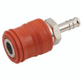 6MM HOSE TAIL SELF VENT COUPLING - Pneumatic Quick Release, Series 14KE, Self Venting, Parker Rectus, Coupling, Hose Tail, To Suit Hose Inside Diameter 6mm (1/4"), Non Valved, Brass Nickel Plated, Working Temperature -20Ã‚Â°C to +60Ã‚Â°C, Maximum Working
