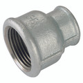 2.1/2"X2"   BSPP REDU SOCKET GALV GF240G - 1" BSP Parallel Female x 1/2" BSP Parallel Female, Malleable Iron Pipe Fitting, Galvanised, Reducing Socket, Fig