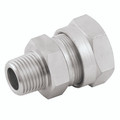 1/4" NB X 1/4" BSPT MALE STUD COUPLING - 1/4" BSP Tapered Male x 1/4" Nominal Bore, Hydraulic Imperial Compression Fitting, Male Stud Coupling, Maximum Working Pressure 690 bar, Steel, Betabite HydraulicsAll images used are for illustrative purposes on