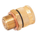 STANDARD 1/4"-18 NPT LB T10 - 1/4" NPT Male, Quick Oil, Standard Drain Plug, Brass, Viton Seal, Working Temperature -20Â°C to 200Â°C, FemcoAll images used are for illustrative purposes only