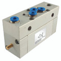 4MM PUSH-IN MONO-STABLE - Pneumatic Control Valve, Push in Connection, Mono Stable, Logic, 4mm Inlet Size, Aluminium, Nitrile Seal, Working Temperature 0Ã‚Â°C to +60Ã‚Â°C, Maximum Working Pressure 10 bar, KelmAll images used are for illustrative purpos