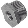 2.1/2" X 1/2"    BSPT M/F HEX BUSH GALV - 1" BSP Tapered Male x 1/2" BSP Tapered Female, Malleable Iron Pipe Fitting, Galvanised, Reducing Hexagonal Bush, Fig
