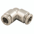 12MM OD EQUAL ELBOW 316 ST/ST - 14mm Outside Diameter, Push-in Fitting, Equal Tube x Tube, 90Ã‚Â° Elbow Connector, 316 Stainless Steel, Working Temperature -20Ã‚Â°C to +225Ã‚Â°C, Maximum Working Pressure 15 bar, AignepAll images used are for illustrati