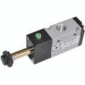 SOL-SPRING NO (WITHOUT COIL) - 1/4" BSP Parallel Female, 3/2 Normally Closed Function, Solenoid/Spring Actuation, Solenoid Valve, Aluminium, Working Temperature -5Ã‚Â° to +50Ã‚Â°C, Maximum Working Pressure 8 bar, PneumaxAll images used are for illustra