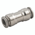 12MM OD EQUAL CONNECTOR 316 ST/ST - 10mm Outside Diameter, Push-in Fitting, Equal Tube x Tube, Straight Connector, 316 Stainless Steel, Working Temperature -20Ã‚Â°C to +225Ã‚Â°C, Maximum Working Pressure 15 bar, AignepAll images used are for illustrati