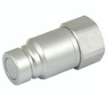 1" BODY X 1" BSPP H/P STEEL PLUG - 1/2" BSP Parallel Female, Valved, Hydraulic Quick Release, Plug, Flat Face ISO 16028 Profile, High Pressure, Steel, Nitrile Seal, ISO 16028 Standard, Working Temperature -25ï¿½C to +120ï¿½C, Maximum Working Pressure 350