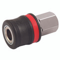 1/2" SAFETY COUPLING - 1/4" BSP Parallel Female, Pneumatic Quick Release, Valved, Coupling, Series XF, Safety, Steel, Working Temperature -40Ã‚Â°C to +100Ã‚Â°C, Maximum Working Pressure 35 bar, PCLAll images used are for illustrative purposes only