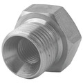 2"BSPP 60 CNE x1.1/2"BSPP M/F FIXED BUSH - 3/8" BSP Parallel Male x 1/8" BSP Parallel Female, Hydraulic Adaptor Steel, 60Ã‚Â° Cone x Fixed Female, Bush, Zinc Plated Mild Steel, Maximum Working Pressure 350 bar, Burnett & HillmanAll images used are for