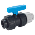 25MM X 3/4" PP COMP VALVE X FEMALE  BSP - 1/2" BSP Parallel Female x 20mm Outside Diameter, Polyethylene Pipe Universal Transition Valve, Compression Valve, Polypropylene, Air-ProAll images used are for illustrative purposes only