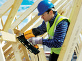 Bostitch F33 PTSM Pneumatic 33° Paper Tape Framing Nailer - The Bostitch F33PTSM-E framing nailer features a short magazine for ease of use in tight spaces and has a Dial a Depth function