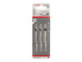 Bosch T 101 AOF Jigsaw Blades 1 x Pack of 3 Laminate - The Bosch T 101 AOF Jigsaw Blades are made from Bi-Metal with taper ground teeth