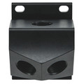 AL PORT BLOCK FEM1/2 INLET 2X1/2 OUTLETS - 1/2" Female BSP Parallel Inlet  x 1/2" Female BSP Parallel Outlet, Number of Inlets 1, Number of Outlets 2, Aluminium Double Port Manifold, Ring Main System, AircomAll images used are for illustrative purposes