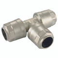 EQUAL TEE 25MM OD - 20mm Outside Diameter, Aluminium Ring Main System, Equal, Tee, Working Temperature -20Ã‚Â°C to +80Ã‚Â°C, Maximum Working Pressure -0