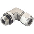 SWL MALE ELBOW 10 OD 1/4 BSPP - 1/4" BSP Parallel Male x 10mm Outside Diameter, Hydraulic Twin Ferrule Metric Compression Fitting, 90Ã‚Â° Positionable Elbow, 316 Stainless Steel, PanamAll images used are for illustrative purposes only