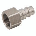 1/4" BSPP FEM  PLUG  ST/ST 303 UNPLATED - 1/4" BSP Parallel Female Plug, Series 25KA, Stainless Steel, Pneumatic Quick Release, Non Valved, Stainless Steel, Working Temperature -15Ã‚Â°C to +200Ã‚Â°C, Maximum Working Pressure 35 bar, Parker RectusAll im