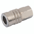 3/4" BSP BODY FEMALE NITRIL - 3/8" BSP Parallel Female Coupling, with Valve & Nitrile Seal Series 1800, Standard, Pneumatic Quick Release, Valved, Brass Nickel Plated, Nitrile Seal, Working Temperature -20Ã‚Â°C to +100Ã‚Â°C, Maximum Working Pressure 35 ba
