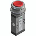 TECHNO VLVE-GREEN PUSH BUTTON30MM SPRING - 1/8" BSP Parallel Female, 3/2 Function, Push Button/Spring Actuation, Valve, Black, Working Temperature -5°C to +50°C, Maximum Working Pressure 10 bar, PneumaxAll images used are for illustrative purpose TECHNO VLVE-GREEN PUSH BUTTON30MM SPRING - 1/8" BSP Parallel Female, 3/2 Function, Push Button/Spring Actuation, Valve, Black, Working Temperature -5°C to +50°C, Maximum Working Pressure 10 bar, PneumaxAll images used are for illustrative purpose