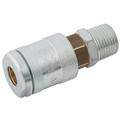 1/2" BSPT MALE COUPLER PCL 60 SERIES - 1/4" BSP Tapered Male, Pneumatic Quick Release, Valved, Coupling, Series 60, Standard, Steel, Working Temperature -40°C to +100°C, Maximum Working Pressure 14 bar, PCLAll images used are for illustrative pur 1/2" BSPT MALE COUPLER PCL 60 SERIES - 1/4" BSP Tapered Male, Pneumatic Quick Release, Valved, Coupling, Series 60, Standard, Steel, Working Temperature -40°C to +100°C, Maximum Working Pressure 14 bar, PCLAll images used are for illustrative pur