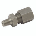6MM X M8X1 STRAIGHT ST.ST LUB SYSTEM - M6 x 1 Metric Male x 6mm Outside Diameter, Straight, Lubrication Compression Fitting, Type LL, 304 Stainless Steel, Maximum Working Pressure 100 barAll images used are for illustrative purposes only