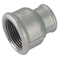 1.1/2"X3/4" BSPP REDU SOCKET GALV GF240G - 1" BSP Parallel Female x 1/2" BSP Parallel Female, Malleable Iron Pipe Fitting, Galvanised, Reducing Socket, Fig