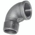 3/4"X1/2" BSPT M/FEM ELBOW FIG152 GALV - 1/2" BSP Tapered Male x 1" BSP Tapered Female, Malleable Iron Pipe Fitting, Galvanised, Reducing 90° Elbow, Fig 3/4"X1/2" BSPT M/FEM ELBOW FIG152 GALV - 1/2" BSP Tapered Male x 1" BSP Tapered Female, Malleable Iron Pipe Fitting, Galvanised, Reducing 90° Elbow, Fig