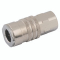 3/8" BSP BODY MALE NITRIL - 1/4" BSP Parallel Female Coupling, with Valve & Nitrile Seal Series 1300, Standard, Pneumatic Quick Release, Valved, Brass Nickel Plated, Nitrile Seal, Working Temperature -20Ã‚Â°C to +100Ã‚Â°C, Maximum Working Pressure 35 bar,