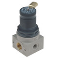 PADLOCKABLE REGULATOR G1/8" 8 BAR - 1/8" BSP Parallel Female, Relieving, Micro Regulator, BIT Series, Lockable, Working Temperature -10Ã‚Â¬Ã¢Ë†Å¾C to +50Ã‚Â¬Ã¢Ë†Å¾C, Compound Gauge 0 to 12 bar, Maximum Working Pressure 13 bar, Metal WorkAll images used