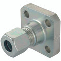 STR FLANGE COUP 40 SER 15MM OD LD - 15 mm Outside Diameter, Hydraulic DIN 2353 Compression Flange Coupling, Straight, 40 Series, Chromium Plated Steel, Maximum Working Pressure 100 bar, Danfoss WaltechAll images used are for illustrative purposes only