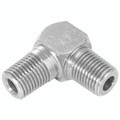 1" BSPT EQUAL M/M 90  COMPACT ELBOW - 1/4" BSP Tapered Male x 1/4" BSP Tapered Male, Hydraulic Adaptor Steel, 90Ã‚Â° Compact Elbow, Zinc Plated Mild Steel, Maximum Working Pressure 450 bar, Burnett & HillmanAll images used are for illustrative purposes